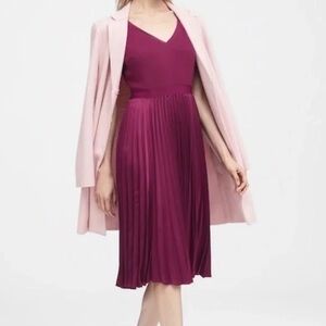 Banana Republic pleated dress
